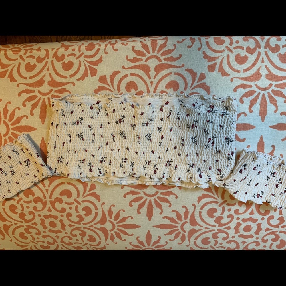 Pacsun off the shoulder bikini top